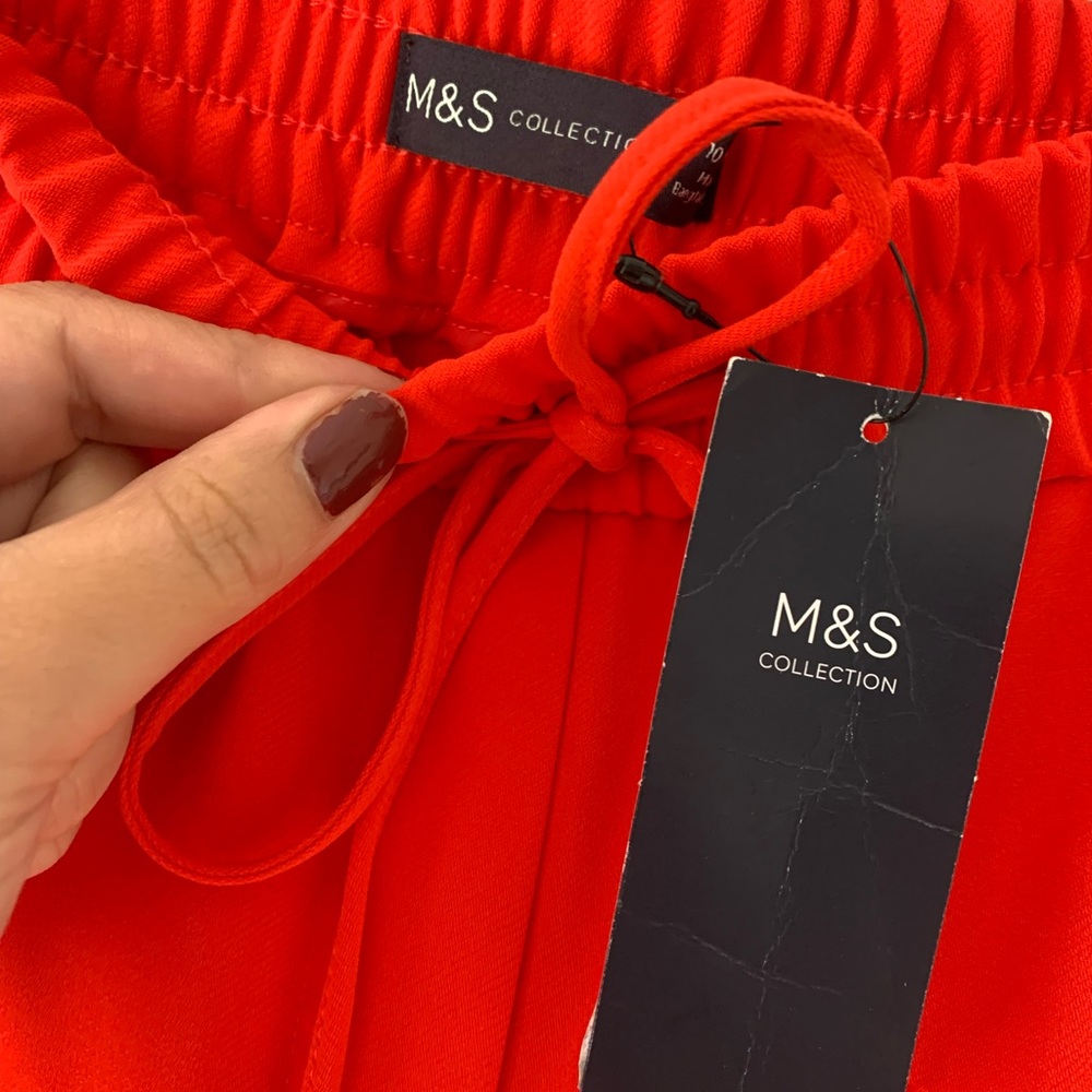 M&S wide leg trousers light weight / thin - Picture 4 of 5